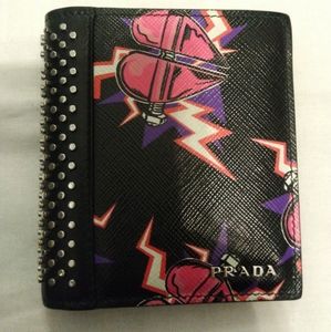 Prada Frankenstein Heart Collection Wallet